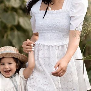 Rachel Parcell white dress